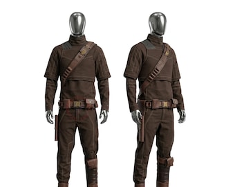 Traje de vuelo personalizado de Din Djarin de Mandalorian - Traje de armadura Beskar estilo cazarrecompensas - Disfraz de cosplay