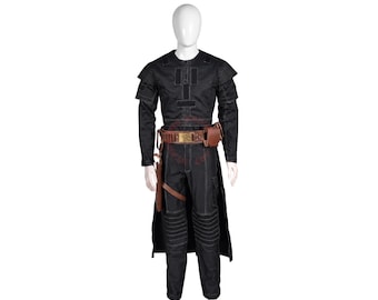 Traje de cosplay de Mandalorian Star Wars – Disfraz de cazarrecompensas Beskar de Boba Fett del Libro con cinturón