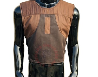 Chaleco antibalas de cazarrecompensas mandaloriano - Disfraz de cosplay con hebilla lateral ajustable de equipo mandaloriano