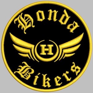 HONDA Bikers Stryk-på broderad lapp