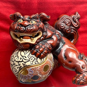 Japanese Kutani Foo Dog - Etsy