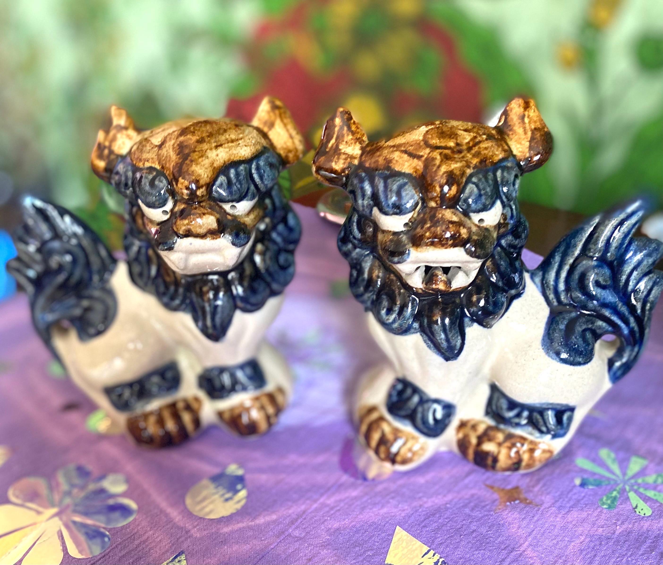 Okinawa Shisa Pair - Etsy