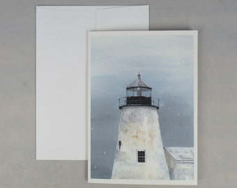 Carte Lighthouse Note d’illustration originale