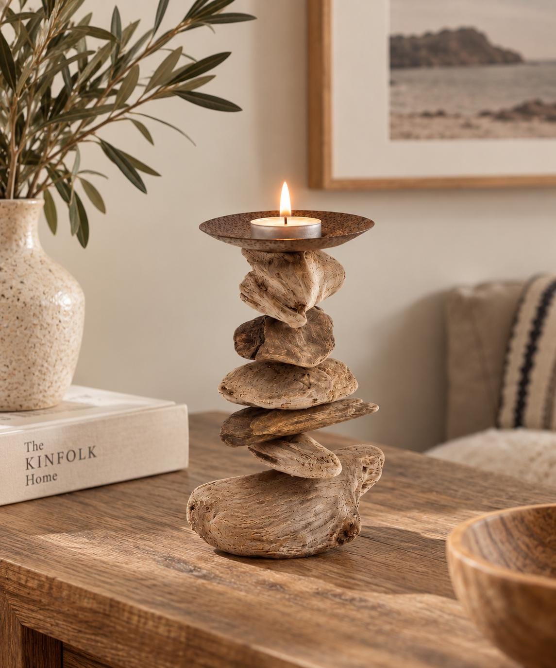 Kerzenständer holz groß