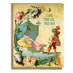 I Love Our Life Together: Silly and Romantic Anniversary Card; Unique Anniversary Card; Sweet Anniversary; For Wife; For Husband; Vintage