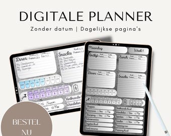 Maagverkleiningsdagboek - Tracker na Bariatrische Chirurgie – Gastric Bypass/Sleeve Planner – Voedingslogboek & Journal – Printbaar A4 PDF