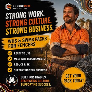 Fencing SWMS Pack | Editable Work Method Statements for Rural Sites (Digital Download)