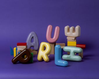 Bubbly Wall Letters for Nursery, Kids Room & Personalized Decor