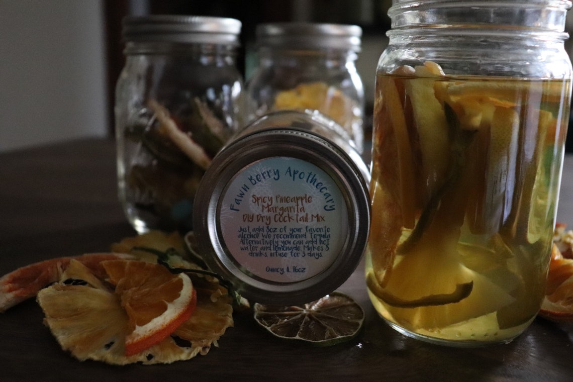 DIY Craft Cocktail Infusion Kit Dry Mix Infuser Alcohol Etsy