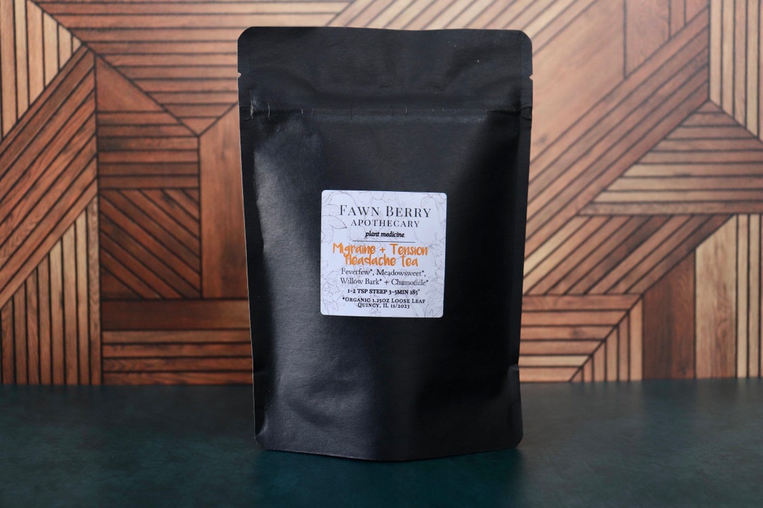 Headache Tea Migraine Relief Tea Feverfew Tea Migraine Help Etsy