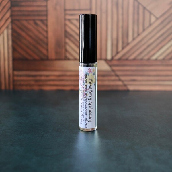 Eyelash and Brow Serum for Growth, Thickness and Hydration Castor Oil Infused with Herbs for 3 months