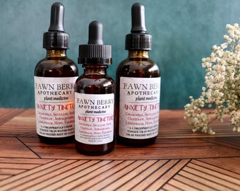 Anxiety Tincture, For Stress, Fatigue, GAD