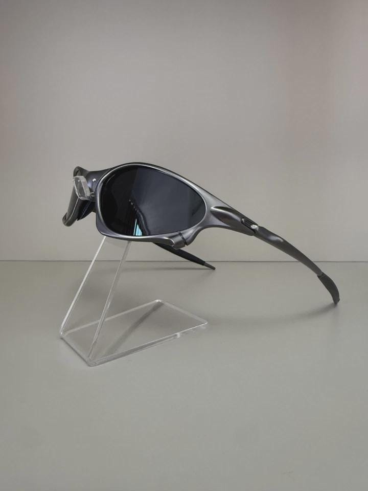 OAKLEY　ペニーサングラス Oakley Penny X-Mental Retro Sunglasses Silver Frame/Blue Lens