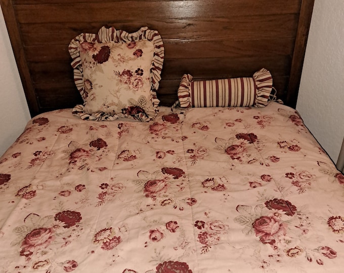 Vintage Waverly Norfolk Rose/garden Set Etsy