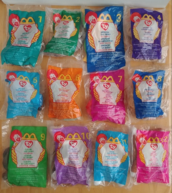 1999 mcdonalds beanie babies set