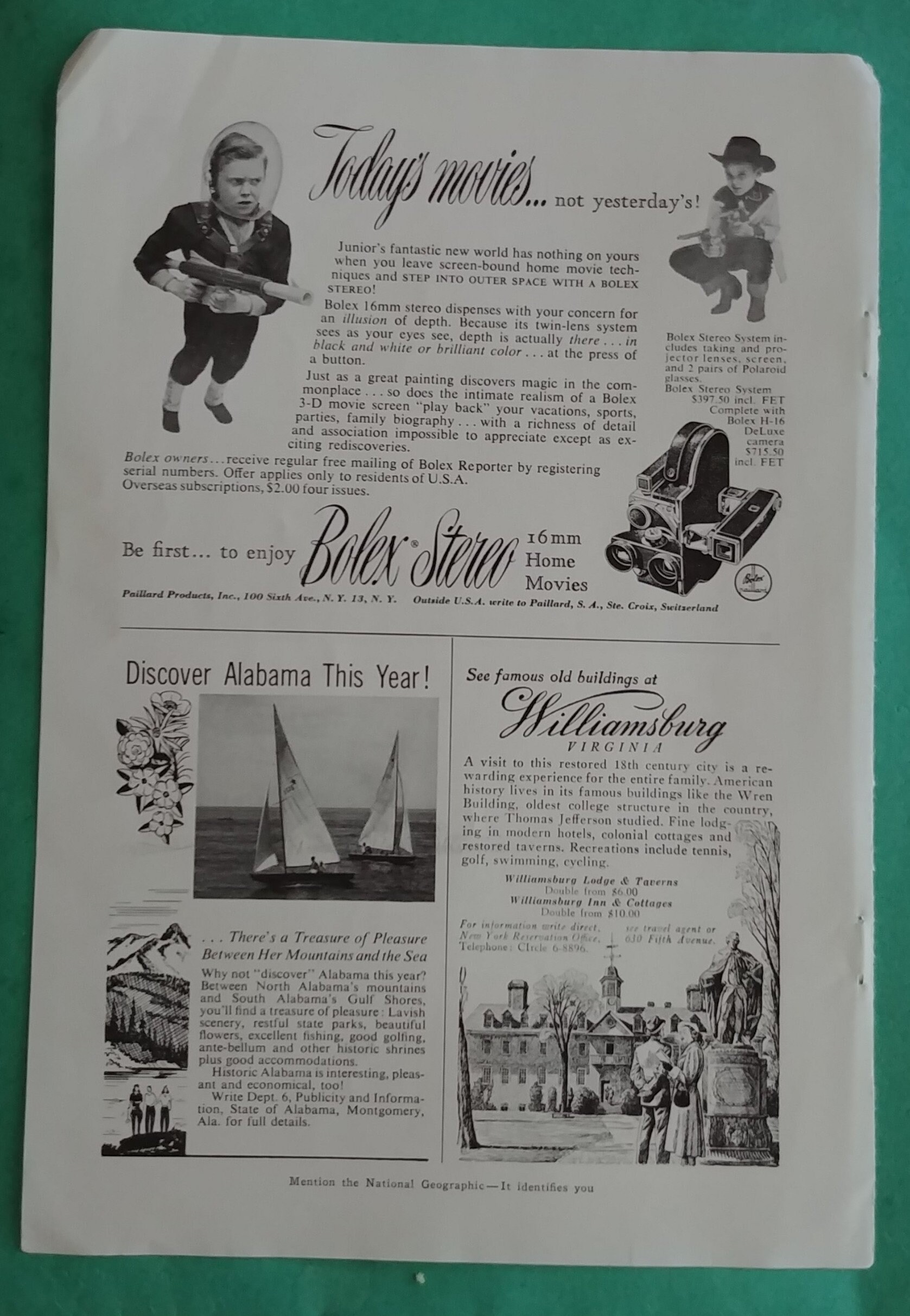 New York Themed Vintage Ads 1953 | Etsy