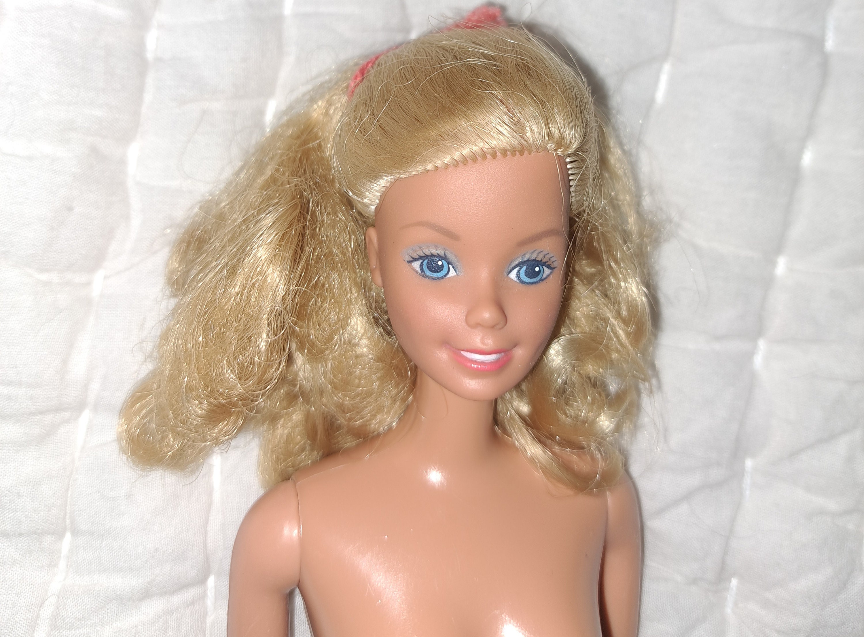 Vintage Mattel Barbie Doll ~ 1966 body, 1978 head ~ Molded Embossed Pink  Panties ~ Barbie Outfit and Accessories