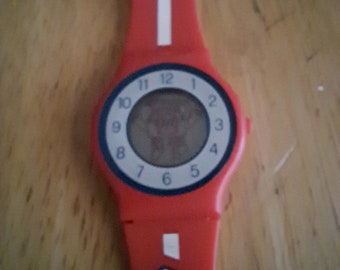 Kool-aid Man Red Plastic Digital Watch