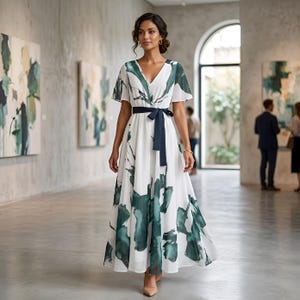 blue and green wedding guest dress Wedding Guest Dress 