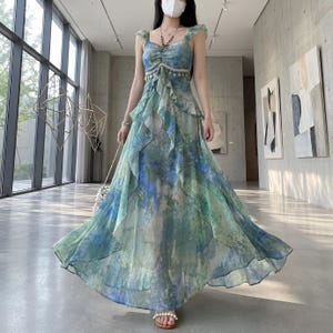 light blue knee length dress WEDTREND Women Sparkly Prom Dress Light Blue A Line Sweetheart Long Evening  Party Dress With Sequins