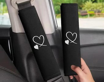 Seat Belt Shoulder Cover Soft Plush Car Strap Cushion Pad