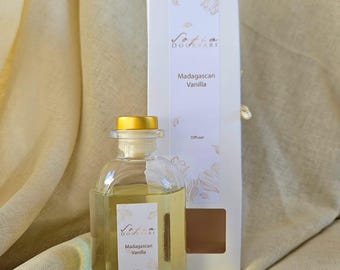 Diffusore a bastoncini alla vaniglia del Madagascar, 120 ml