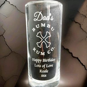 Rum Glass Bumbu - Etsy UK