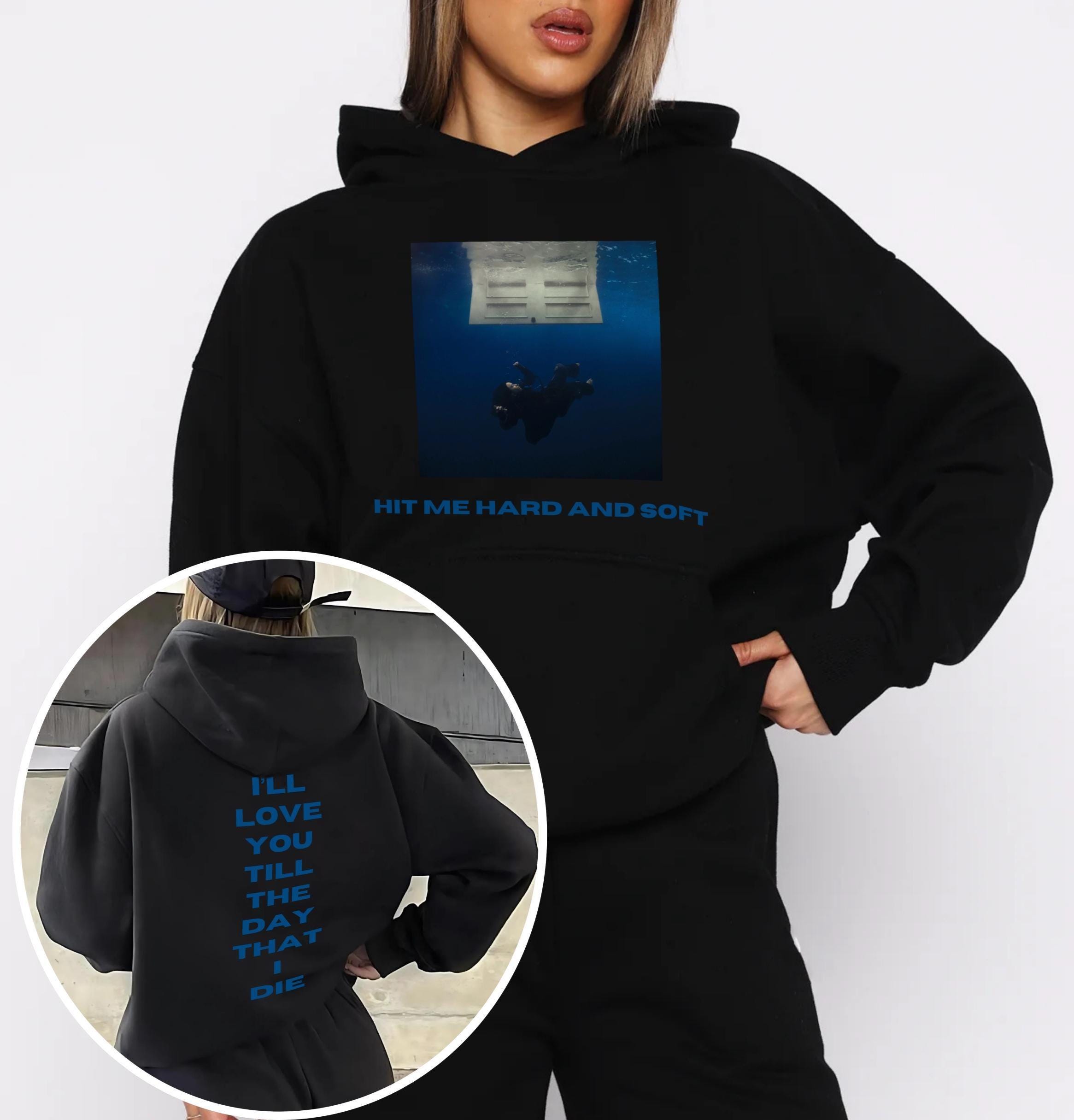Billie eilish merch hit me hard and soft hoodie - Etsy 日本