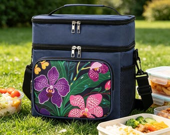 Large Insulated Lunch Bag for Adults | Multifunctional Cooler Tote, Reusable Ice Bag, Portable Handheld for Outdoor, Work & Picnics