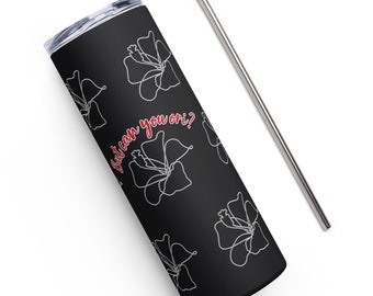 But Can You Ori? Black Stainless Steel Tumbler