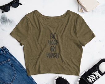 Eat Sleep Ori Repeat Crop Tee