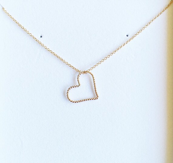 Necklace Alexis - Heart Necklace - Simple Heart Charm