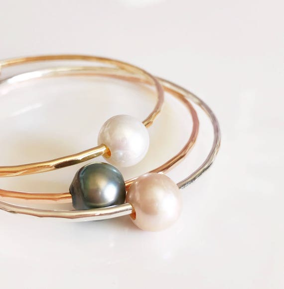 mix pearl bangle mix pearl necklace セット