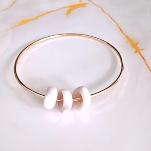 Puka Shell Bangle: Hawaiian Beach Bracelet
