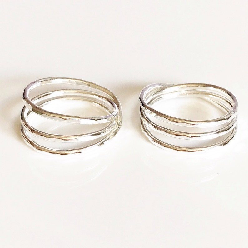 Ring Sharla Triple Wraps Ring Eternity Ring Spiral Ring Etsy