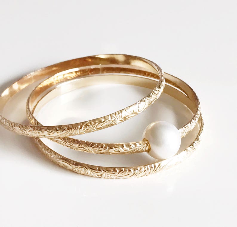 Bangle ALII Hawaiian heirloom bangle B338 Hawaiian jewelry heirloom bangle