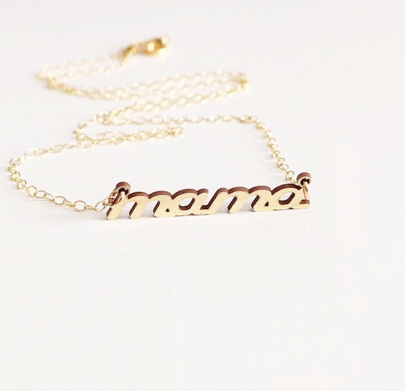 MAMA Pendant Necklace Name Necklace 