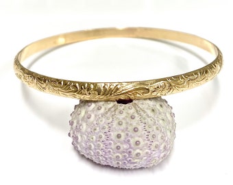 Bangle Jasmin - 4mm Hawaiian heirloom bangle - Hawaiian jewelry - bridesmaid gift (B287)