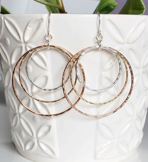 Petal Oval Hoop Earrings – Catherine Hills Jewellery