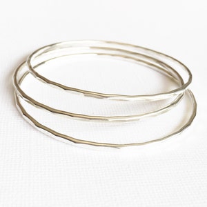 Carly Bangles Set Gold Filled Bangle Set Bangle Set Bridesmaid Gift ...