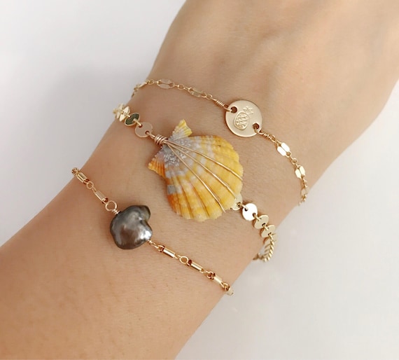 【即納&大特価】 Shell Sunrise - RIRI Bracelet Bracelet Bracelet Shell - ブレスレット・バングル