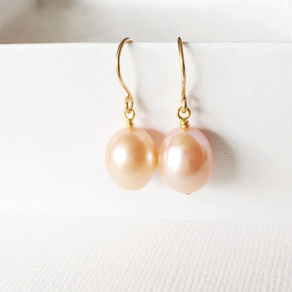 Earrings Casi Pink Pearl Earrings Pearl Dangle Earrings - Etsy Canada