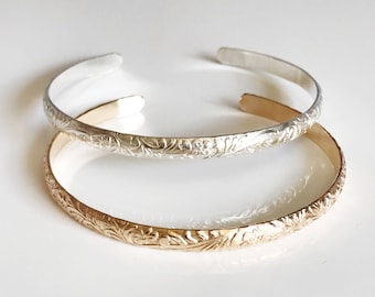 Cuff PIA - Hawaiian heirloom cuff bangle - cuff bangle - Hawaiian bangle (B340)