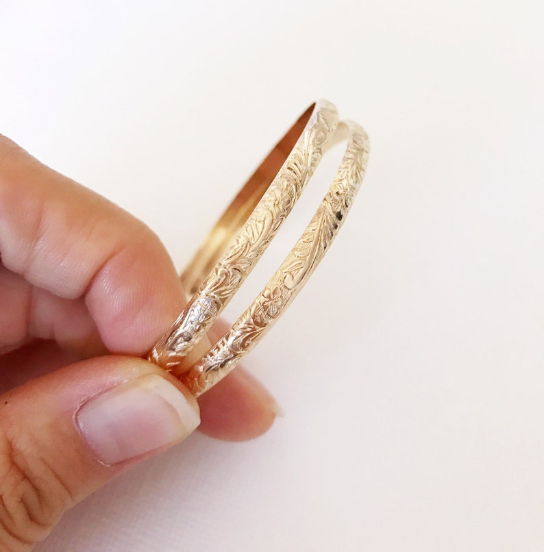 Bangle Keiko Baby Heirloom Bangle Baby Hawaiian Bangle Etsy