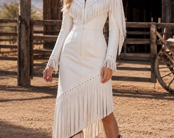vintage retro western cowboy style casual long sleeve dress Vintage Retro Western Cowboy Style Casual Long Sleeve Dress