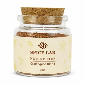 Mezcla de especias Nordic Fire – Condimento de arándanos y chile con romero y ajo / Mezcla gourmet dulce y picante para carnes y barbacoas