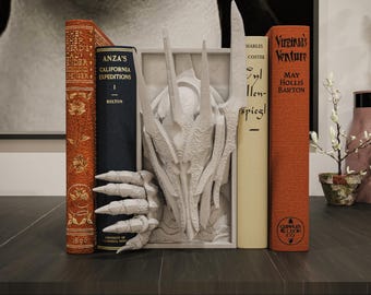 Dark Lord Book Nook Epic Fantasy Tower Shelf Insert 3D Printed Medieval Decor