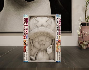 Cute Reindeer Doctor Book Nook Anime Fantasy Shelf Insert 3D Printed Adventure Decor