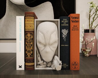 Comic Antihero Book Nook Action Hero Shelf Insert 3D Printed Superhero Decor