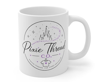Pixie Thread Companys officiella keramiska mugg (340 ml/450 ml/600 ml)